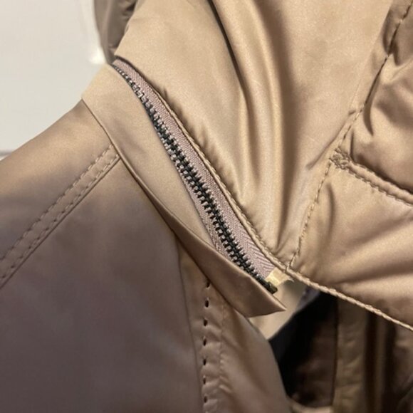 Bean Pole Golf Puffer Jacket with Fur Trim Hood - Picture 9 of 16